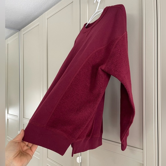 NWT Aerie Très Chic Chenille Oversized Sweatshirt in Goddess - Picture 10 of 15